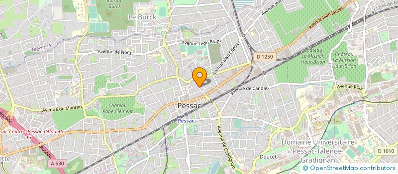 localisation de l'entreprise MONSIEUR HERVE BERGOIGNAN à PESSAC
