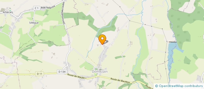 localisation de l'entreprise MONSIEUR HERVE BERHO  DOMEZAIN-BERRAUTE