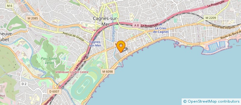 localisation de l'entreprise MONSIEUR HERVE BERNARD à CAGNES-SUR-MER