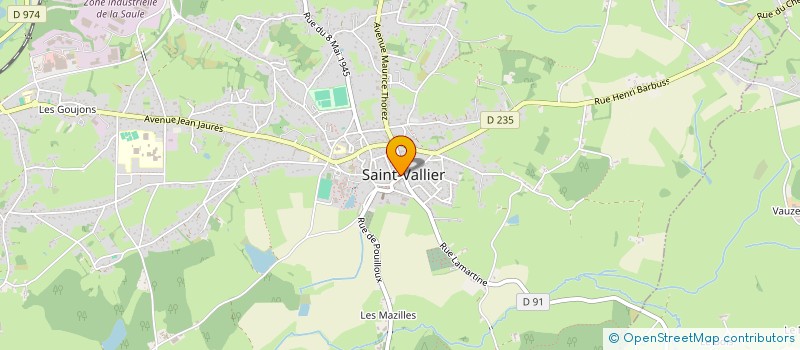 localisation de l'entreprise MONSIEUR HERVE BERNARD  SAINT-VALLIER