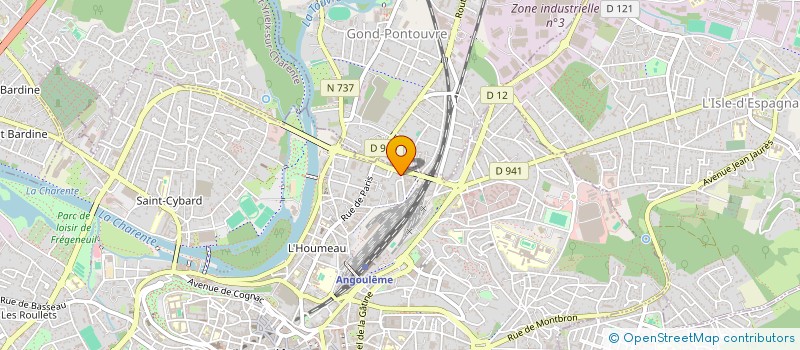 localisation de l'entreprise MONSIEUR HERVE BERNARD à ANGOULEME