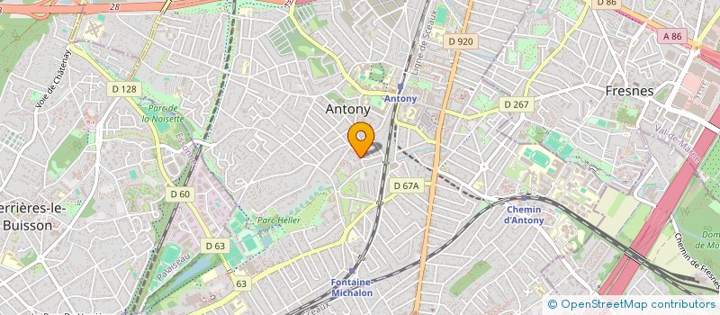 localisation de l'entreprise MONSIEUR HERVE BERNARD à ANTONY