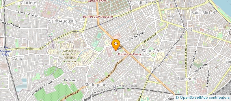 localisation de l'entreprise MONSIEUR HERVE BERNARD DE SAINT AFFRIQUE à BORDEAUX