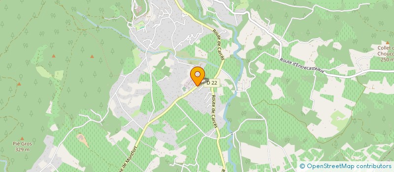 localisation de l'entreprise MONSIEUR HERVE BERTON  COTIGNAC