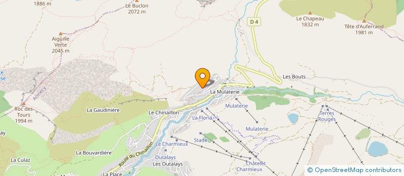 localisation de l'entreprise MONSIEUR HERVE BEZANCON  LE GRAND-BORNAND