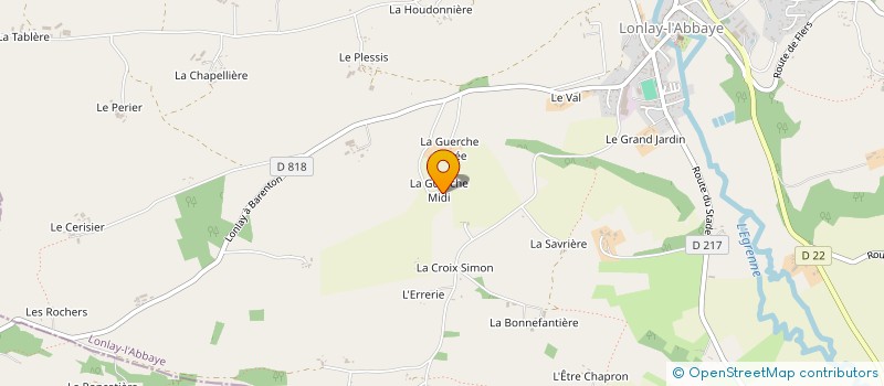 localisation de l'entreprise MONSIEUR HERVE BIDARD à LONLAY L'ABBAYE