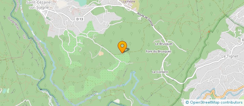 localisation de l'entreprise MONSIEUR HERVE BIDRON à SAINT-CEZAIRE-SUR-SIAGNE