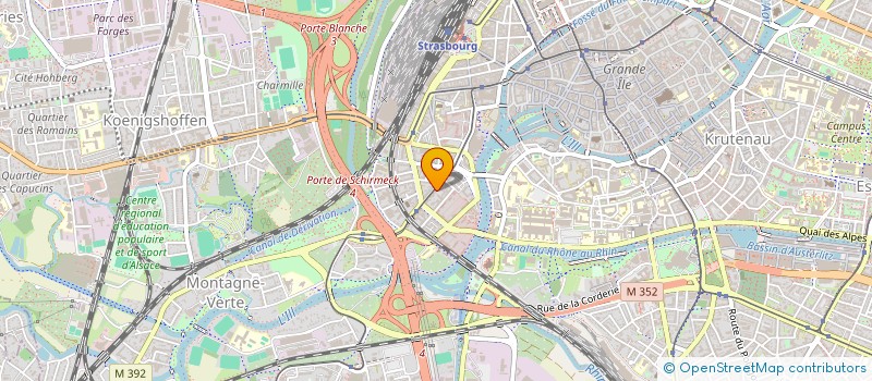 localisation de l'entreprise MONSIEUR HERVE BIGORNE à STRASBOURG