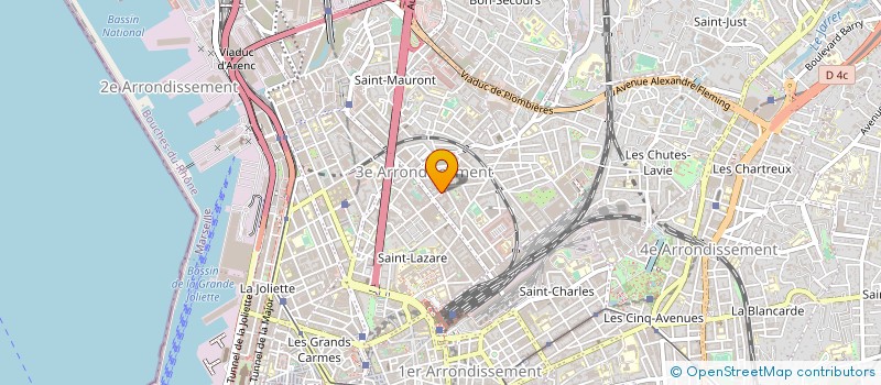 localisation de l'entreprise MONSIEUR HERVE BIOLCHINI à MARSEILLE