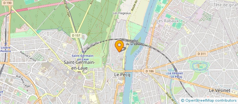 localisation de l'entreprise MONSIEUR HERVE BIOLLU  LE PECQ