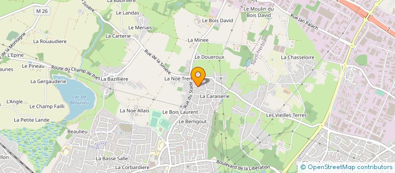 localisation de l'entreprise MONSIEUR HERVE BIRON à COUERON