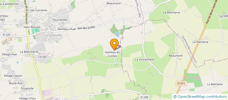 localisation de l'entreprise MONSIEUR HERVE BISSON  TOURNEVILLE-SUR-MER