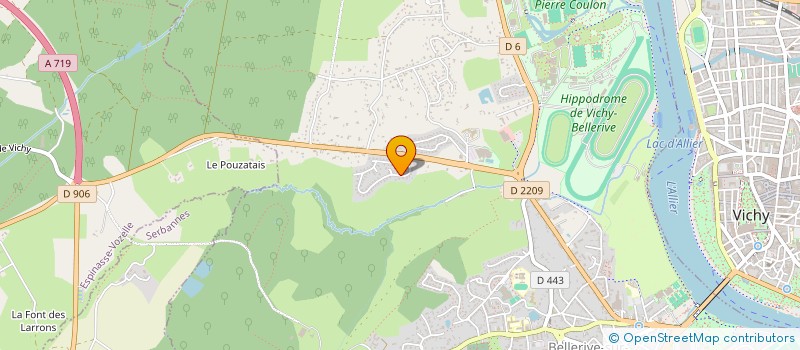 localisation de l'entreprise MONSIEUR HERVE BLAISE  BELLERIVE-SUR-ALLIER