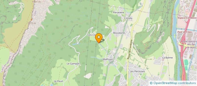 localisation de l'entreprise MONSIEUR HERVE BLANC-TRANCHANT  CLAIX