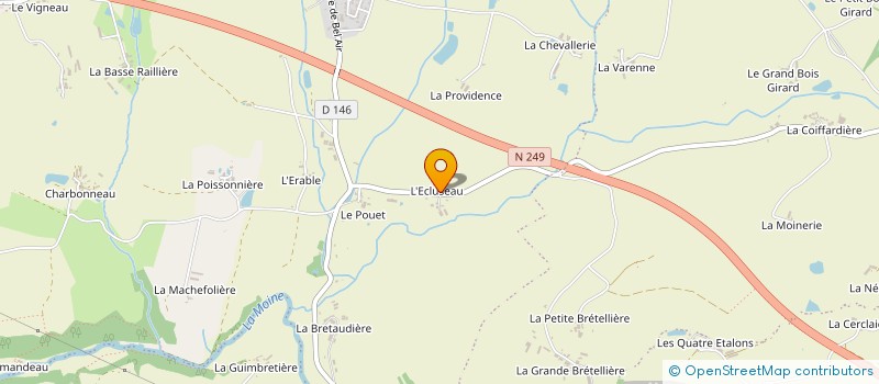 localisation de l'entreprise MONSIEUR HERVE BLANCHARD  SEVREMOINE