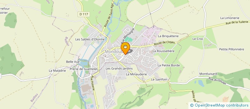 localisation de l'entreprise MONSIEUR HERVE BLANCHARD  MONDOUBLEAU