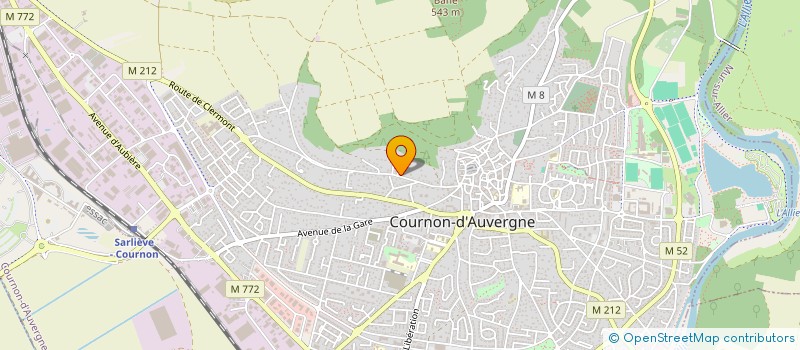 localisation de l'entreprise MONSIEUR HERVE BLAZEIX à COURNON-D'AUVERGNE
