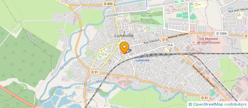 localisation de l'entreprise MONSIEUR HERVE BOCCACCINI  LUNEVILLE