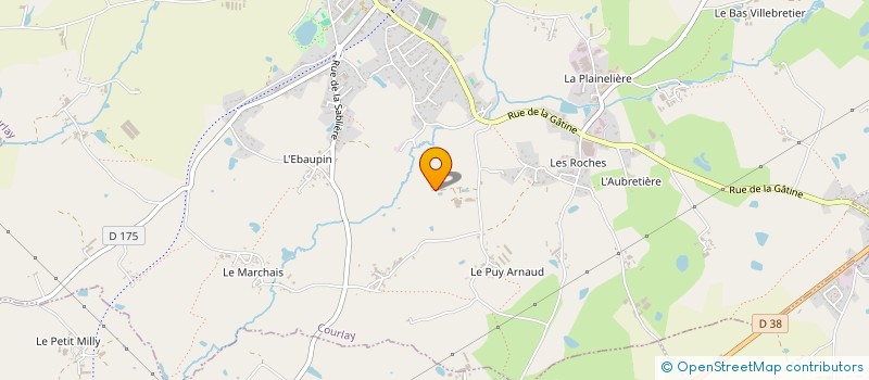 localisation de l'entreprise MONSIEUR HERVE BODIN  COURLAY