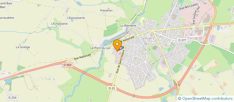 localisation de l'entreprise MONSIEUR HERVE BOISSINOT à LYS-HAUT-LAYON