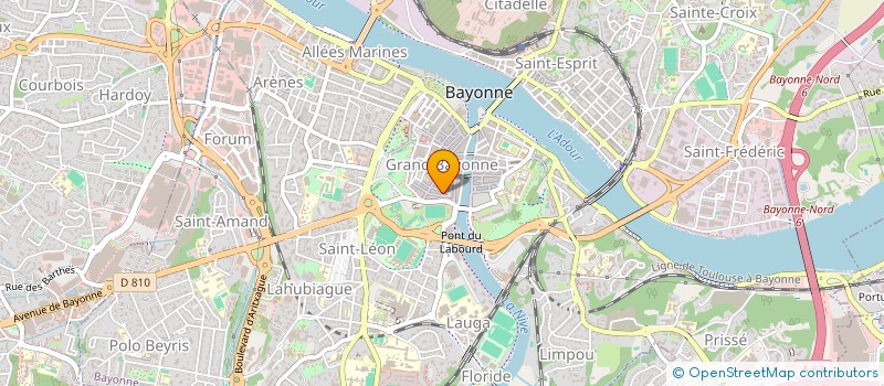 localisation de l'entreprise MONSIEUR HERVE BOISSINOT à BAYONNE