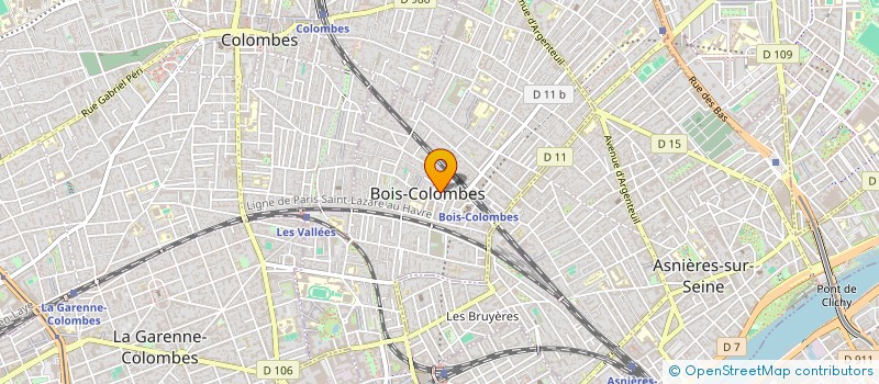 localisation de l'entreprise MONSIEUR HERVE BOLINGUE à BOIS-COLOMBES