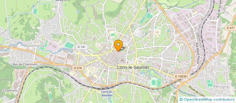 localisation de l'entreprise MONSIEUR HERVE BONIN à LONS-LE-SAUNIER