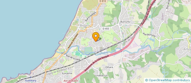 localisation de l'entreprise MONSIEUR HERVE BONNAL à BIDART