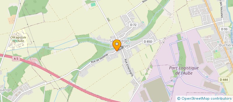 localisation de l'entreprise MONSIEUR HERVE BONNASSOT  SAINT-LEGER-PRES-TROYES