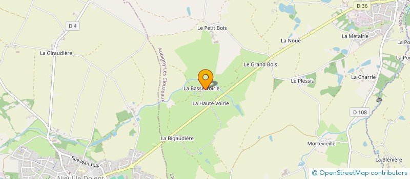 localisation de l'entreprise MONSIEUR HERVE BONNEAU à AUBIGNY-LES CLOUZEAUX