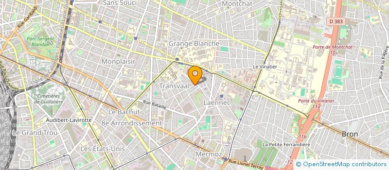 localisation de l'entreprise MONSIEUR HERVE BONNIER  LYON