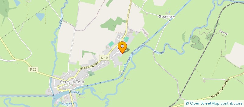 localisation de l'entreprise MONSIEUR HERVE BONNOT  CERCY-LA-TOUR