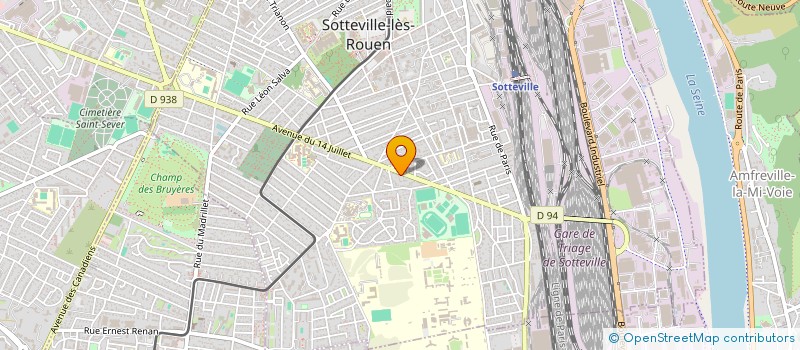 localisation de l'entreprise MONSIEUR HERVE BONUTTO  SOTTEVILLE-LES-ROUEN