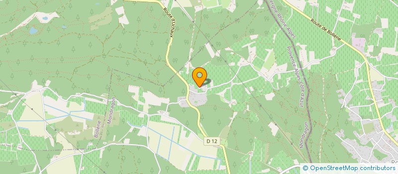 localisation de l'entreprise MONSIEUR HERVE BOREL  MONDRAGON