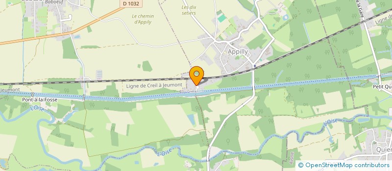 localisation de l'entreprise MONSIEUR HERVE BORGNE  APPILLY