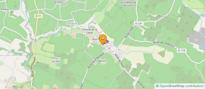 localisation de l'entreprise MONSIEUR HERVE BOSSUET  PORTE-DE-BENAUGE