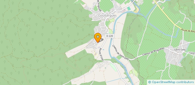 localisation de l'entreprise MONSIEUR HERVE BOTTALA  GOUDARGUES