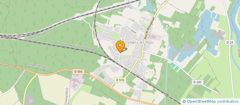 localisation de l'entreprise MONSIEUR HERVE BOUCHARD  VILLERS-LES-POTS