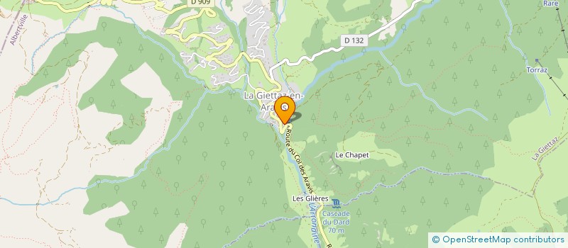 localisation de l'entreprise MONSIEUR HERVE BOUCHEX-BELLOMIE  LA GIETTAZ