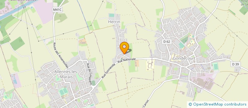 localisation de l'entreprise MONSIEUR HERVE BOUCHEZ  HERRIN