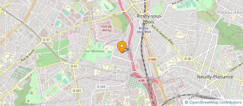 localisation de l'entreprise MONSIEUR HERVE BOUCHEZ à MONTREUIL