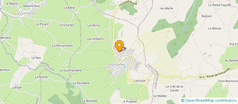 localisation de l'entreprise MONSIEUR HERVE BOUCHUT  FONTANES