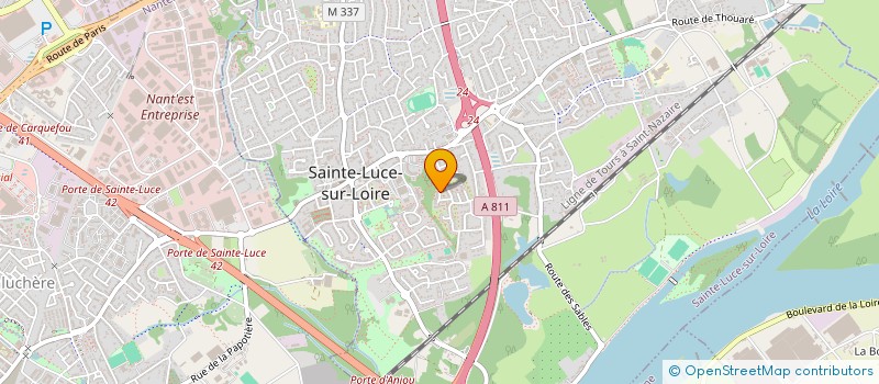 localisation de l'entreprise MONSIEUR HERVE BOUCZO à SAINTE-LUCE-SUR-LOIRE
