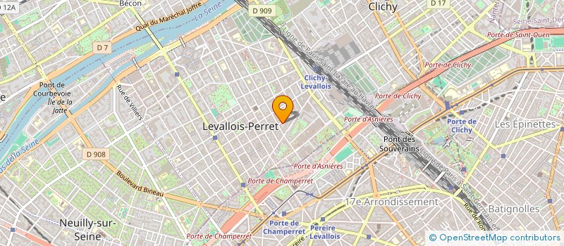 localisation de l'entreprise MONSIEUR HERVE BOULLAY à LEVALLOIS-PERRET