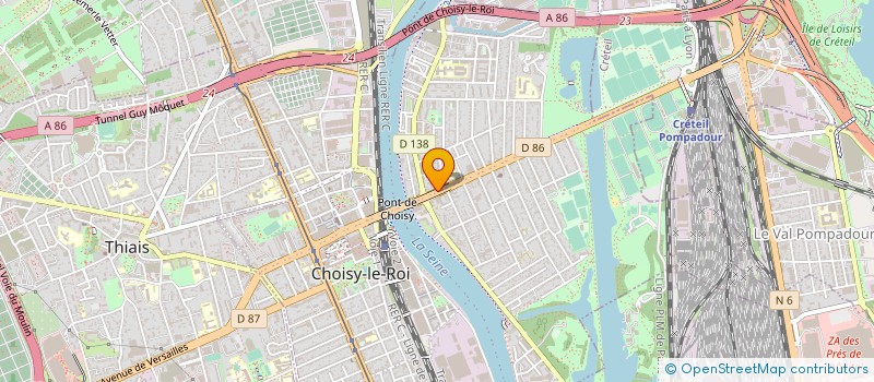 localisation de l'entreprise MONSIEUR HERVE BOULLE  CHOISY-LE-ROI