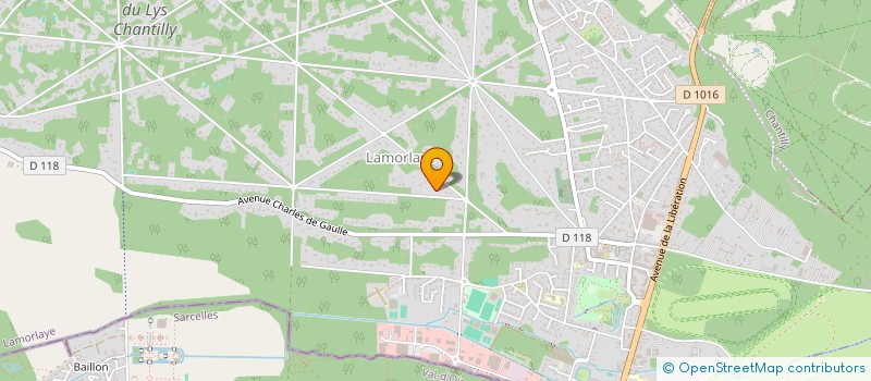 localisation de l'entreprise MONSIEUR HERVE BOULLONNOIS  LAMORLAYE