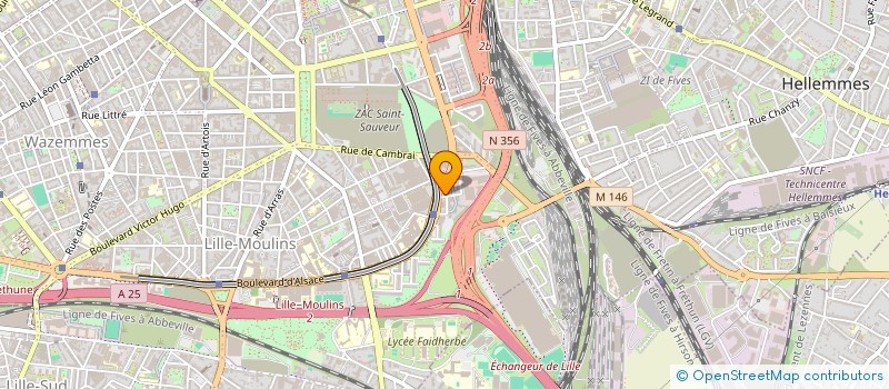 localisation de l'entreprise MONSIEUR HERVE BOUNOUA à LILLE