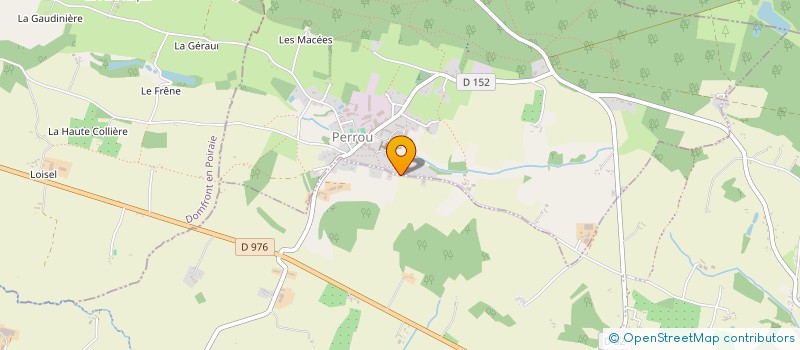 localisation de l'entreprise MONSIEUR HERVE BOURCE à PERROU