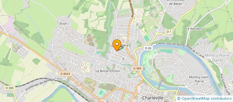 localisation de l'entreprise MONSIEUR HERVE BOURGIS  CHARLEVILLE-MEZIERES