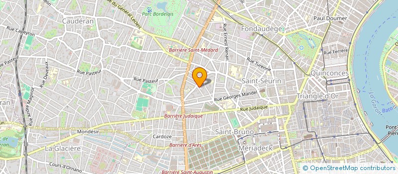 localisation de l'entreprise MONSIEUR HERVE BOURHIS  BORDEAUX